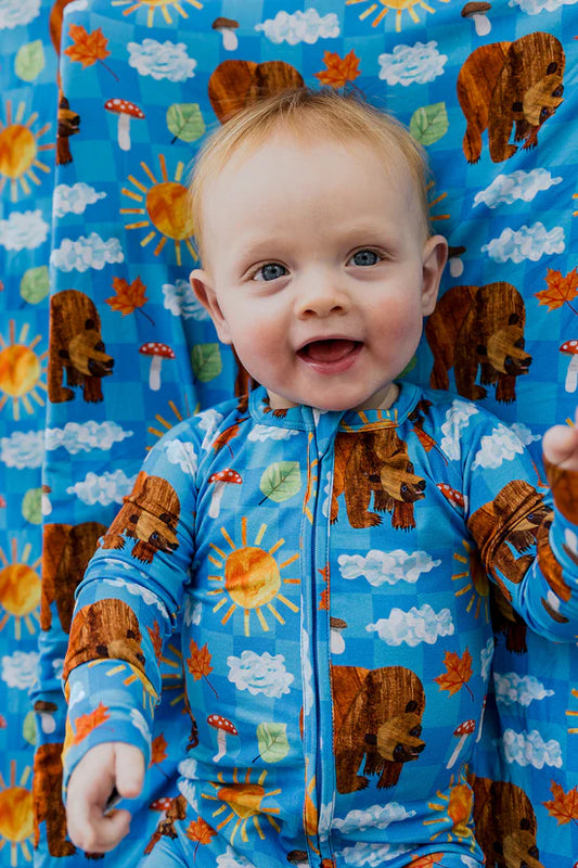 Dream Changing Pad- ERIC CARLE BEAR-Y BLUE SKIES