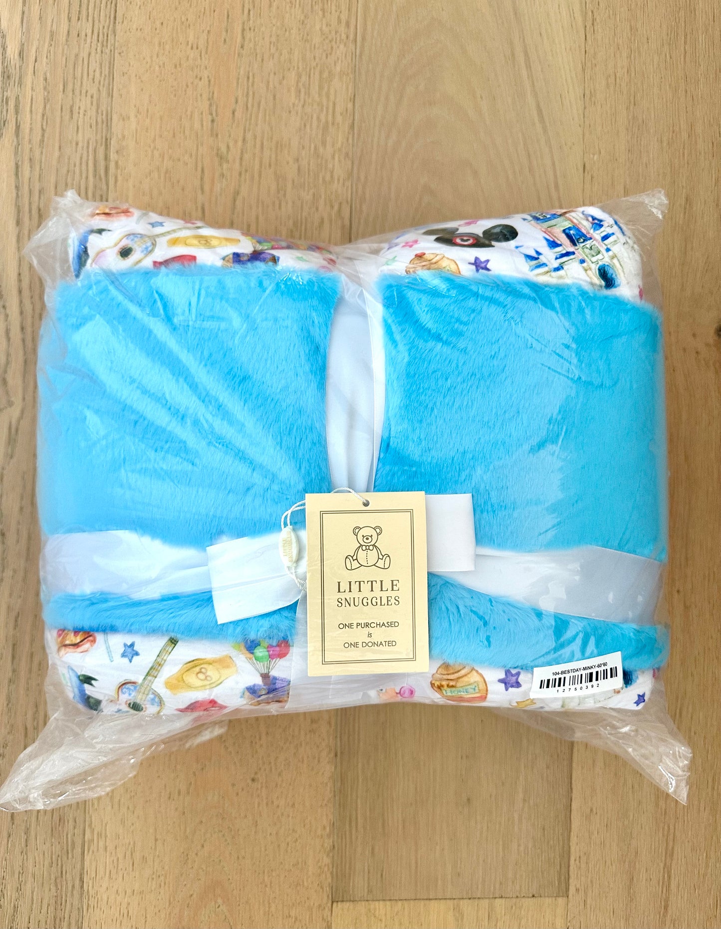 Large Minky Lush Blanket 60x80- BEST DAY EVER