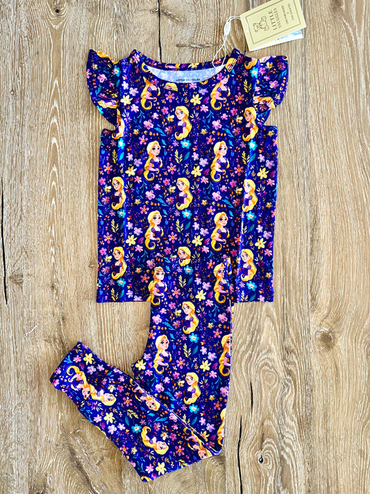 Bamboo Flutter Sleeve Lounge Set (PENELOPE)- GIFTS GALORE LOST PRINCESS