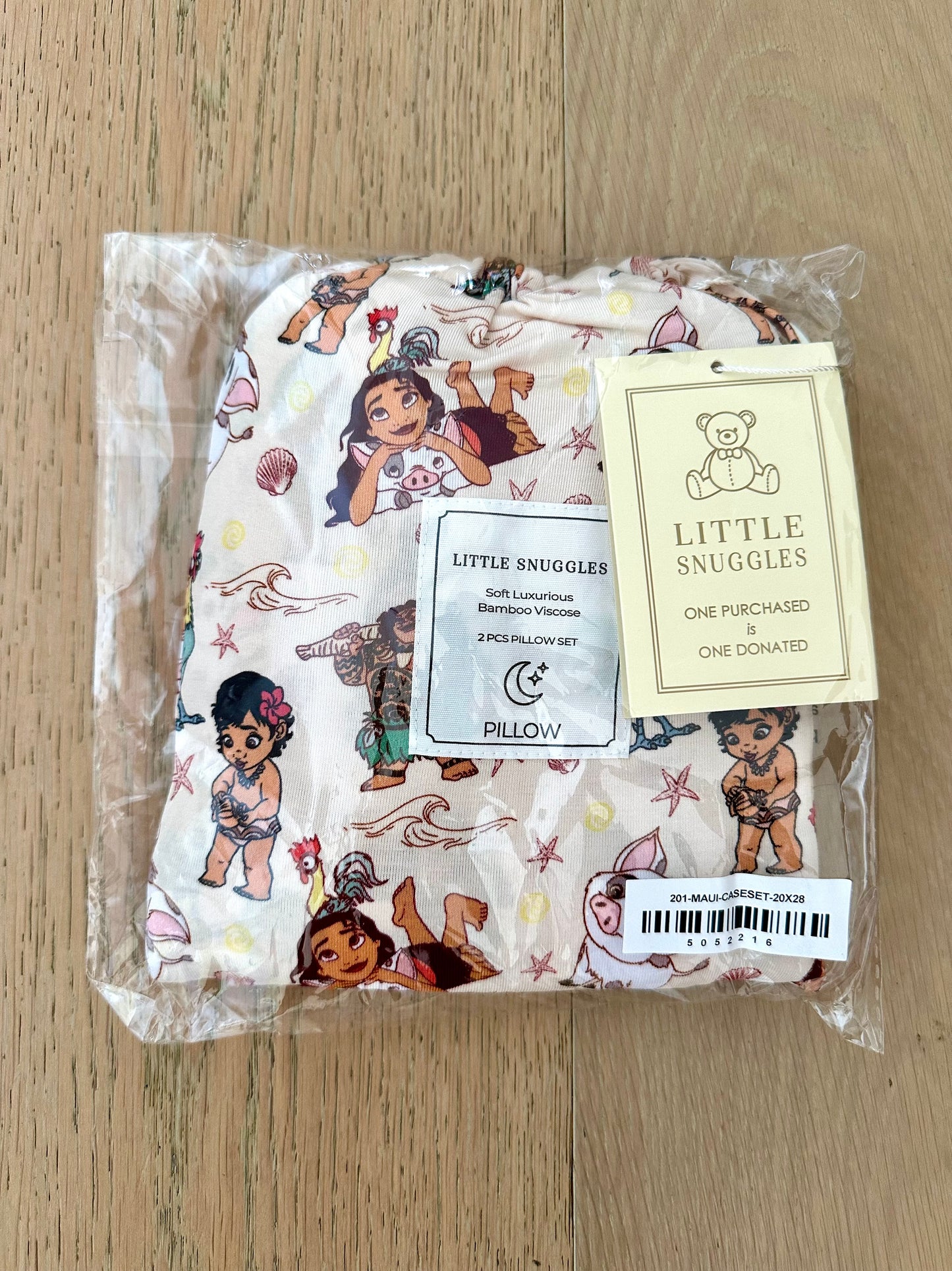 BAMBOO BEDDING- PILLOWCASE SET MAUI & FRIENDS