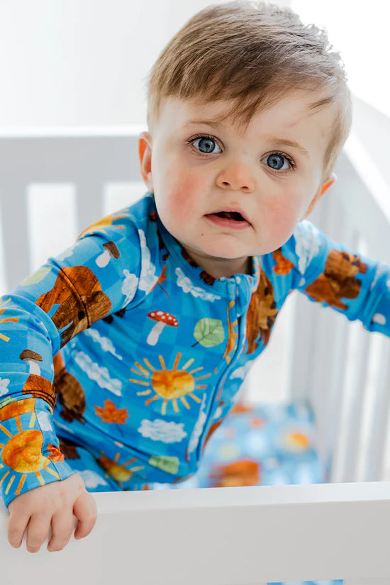 Dream Convertible Romper- ERIC CARLE BEAR-Y BLUE SKIES