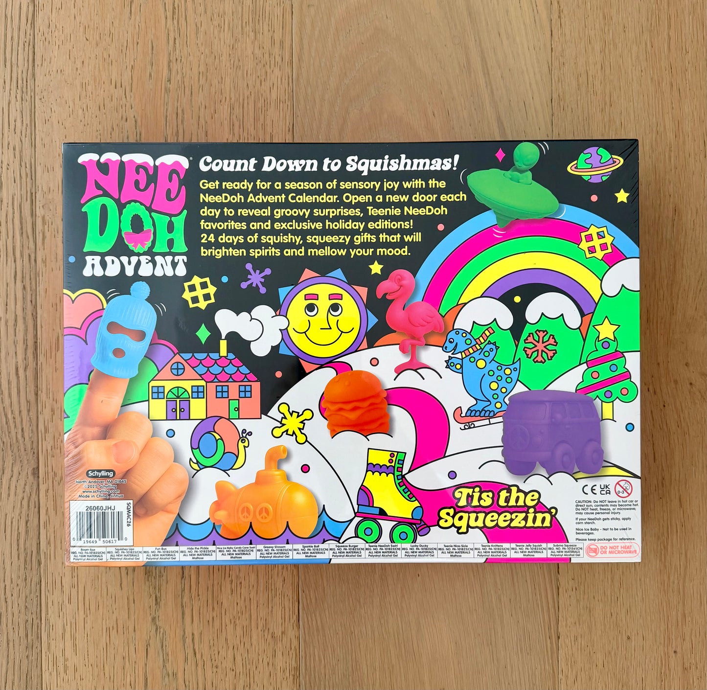 2026 Schylling Nee Doh Squishmas Advent Calendar