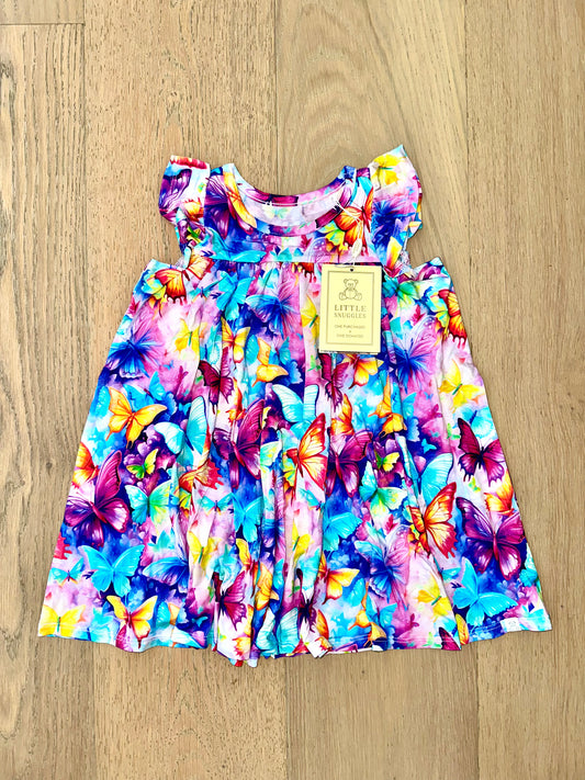 Girls Bamboo Dream Dress OR Gown- DAY DREAMS BRILLIANT BUTTERFLIES