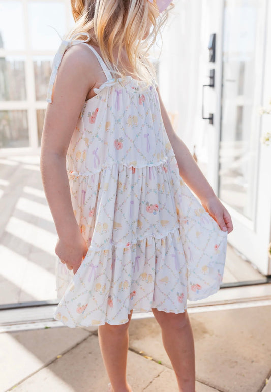 In My Jammers Twirl Dress- PEEP & PETAL