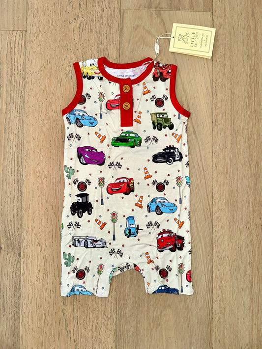 Bamboo Shortie Tank Romper (HANK)- ROUTE 66