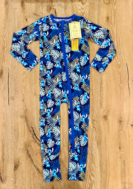 Bamboo Zippy Romper (CONNER)- FLUFFY FRIENDS OHANA