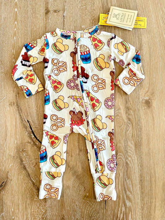 Bamboo (Connor) Zippy Romper-BEAUTIFULLY BOLD PARK TREATS