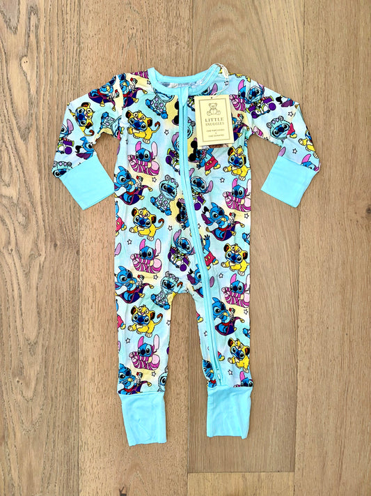 Bamboo (Connor) Zippy Romper- PARK FUN COSTUME STITCHES
