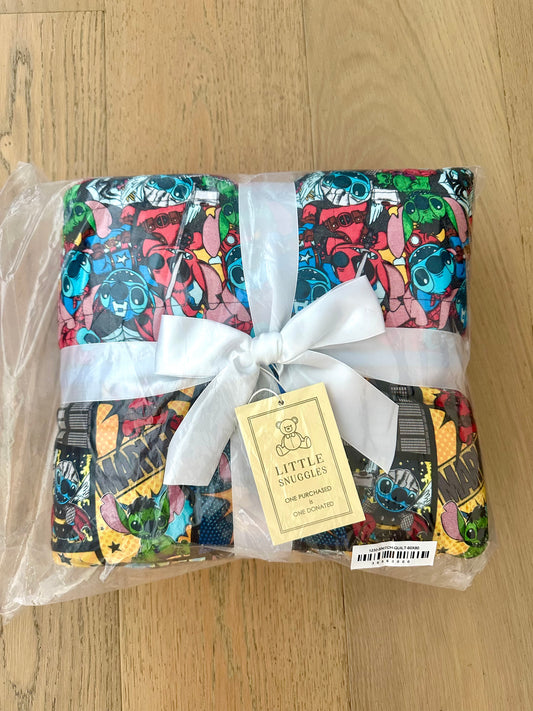 3 Layer Bamboo Blanket- LARGE QUILTED 60X80 -SUPER SNITCH