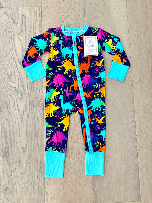 Bamboo (Connor) Zippy Romper- PLAY TIME DINOSAURIA