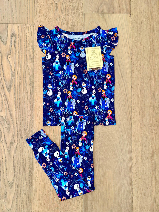 Bamboo Flutter Sleeve Lounge Set (PENELOPE)- GIFTS GALORE ARENDELLE