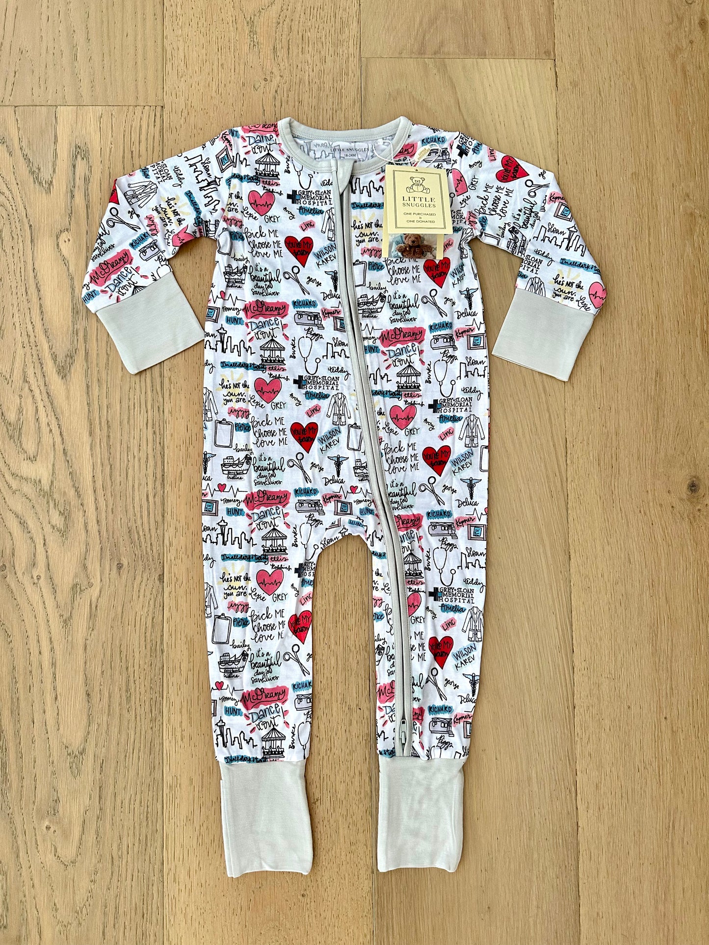 Bamboo (Connor) Zippy Romper- PRIME TIME DANCE IT OUT
