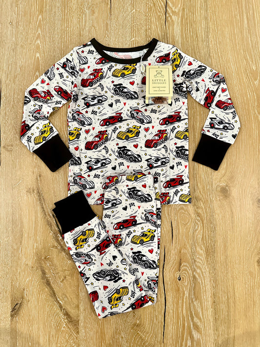 Bamboo (Willow) Long Sleeve Lounge Set- SPEED RACERS