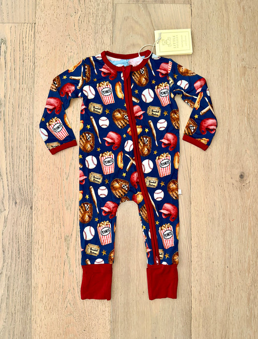 Bamboo (Connor) Zippy Romper- SUNNY DAYS HOME RUN