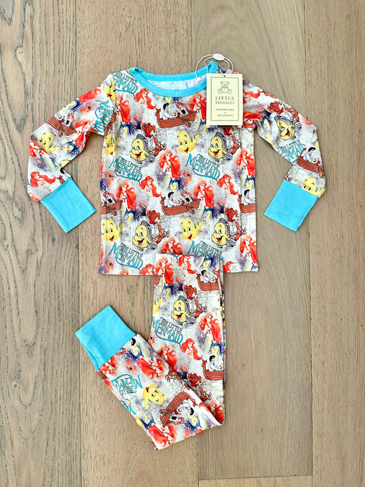 Bamboo (Willow) Long Sleeve Lounge Set- VINTAGE TALES MERMAID PRINCESS