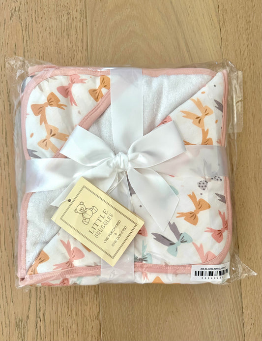 Bamboo Hooded Towel- BLOOMING BOWS