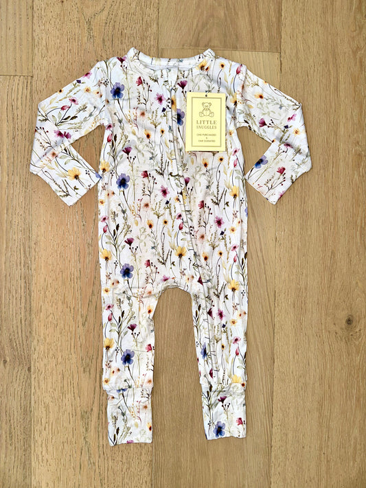 Bamboo (Connor) Zippy Romper-WILD MEADOWS