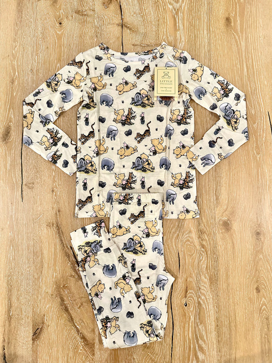 Bamboo (Willow) Long Sleeve Lounge Set- POOH 100 ACRES