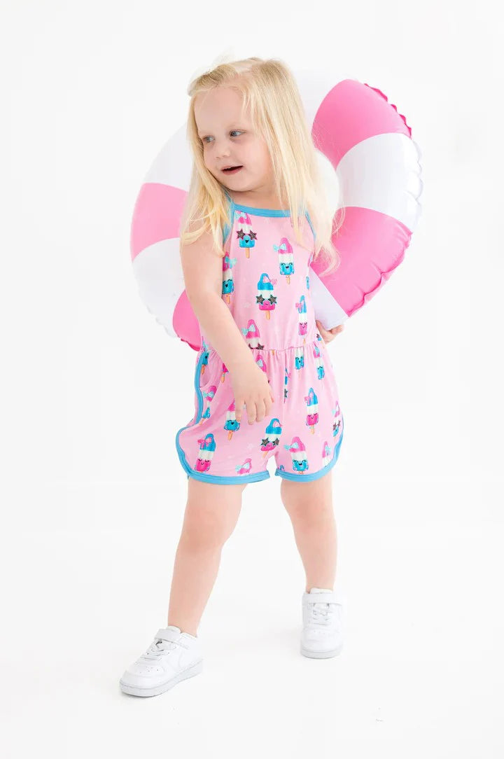 Birdie Retro Romper- SAILOR