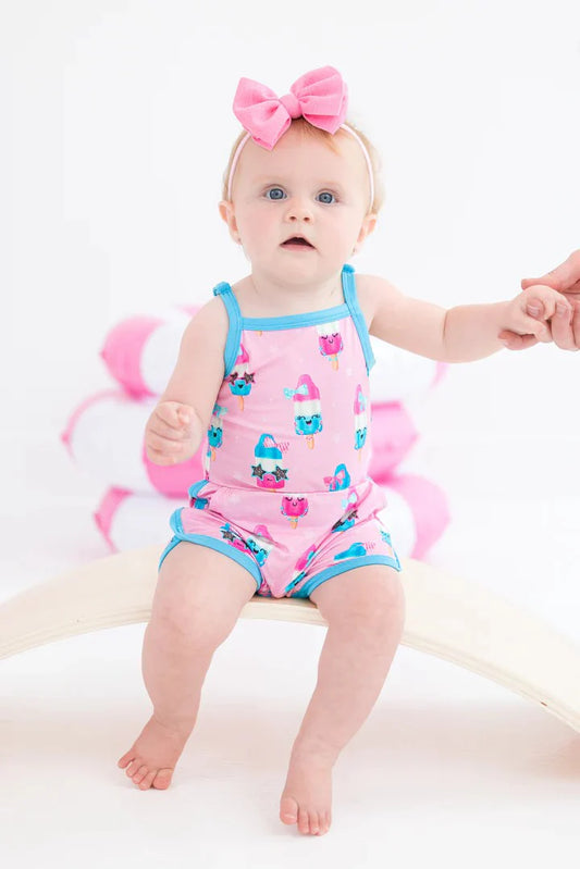 Birdie Retro Romper- SAILOR