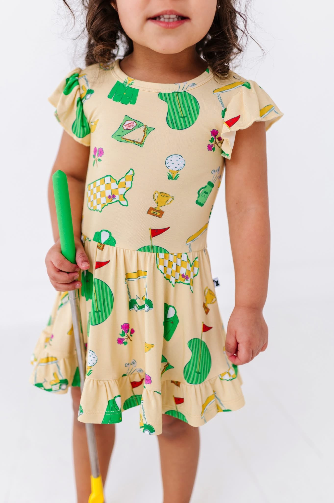 2025 Masters- Dreaming of Green Jackets Twirl Dress