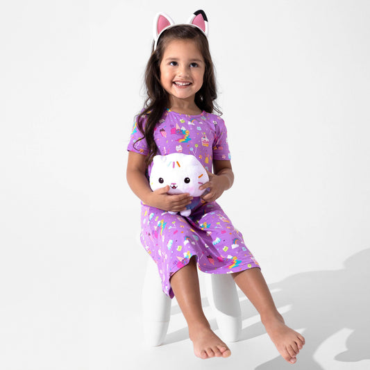 Gabby's Dollhouse: Sweet Treat Bamboo Girls' Short Sleeve Dress