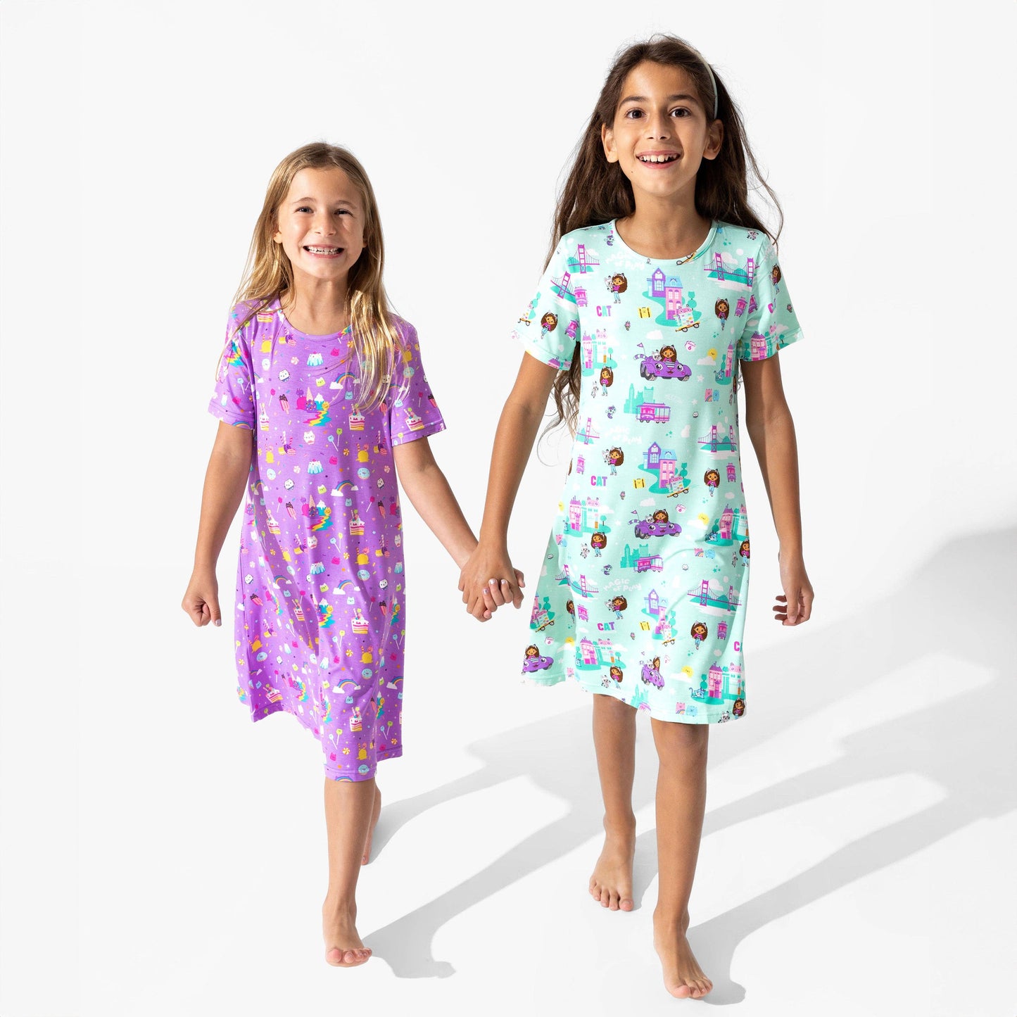 Gabby's Dollhouse: Sweet Treat Bamboo Girls' Short Sleeve Dress