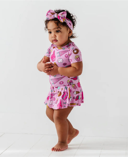 No Place Like Home Pink Baby Twirl Dress