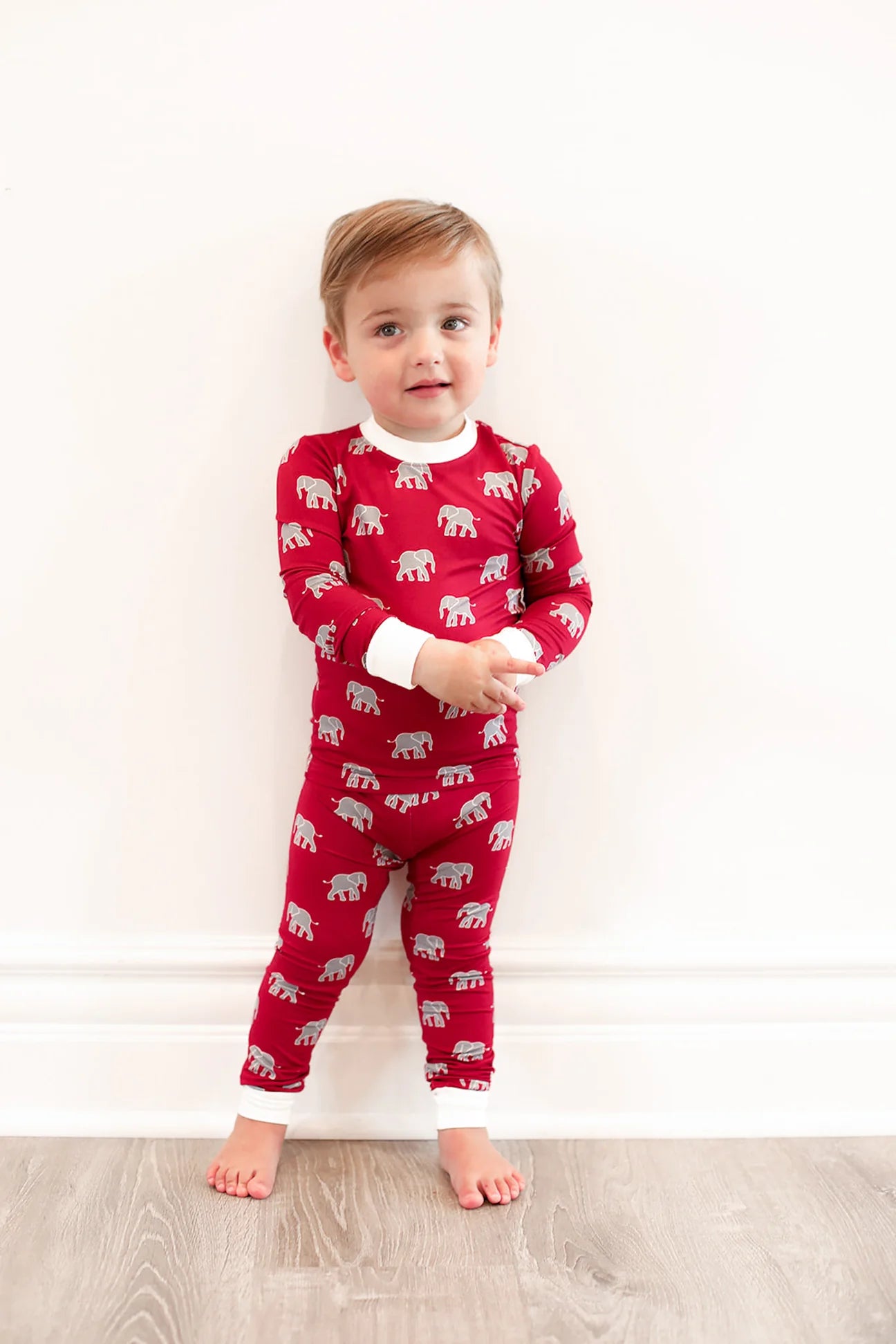 2pc Bamboo Pajama Set- Elephant