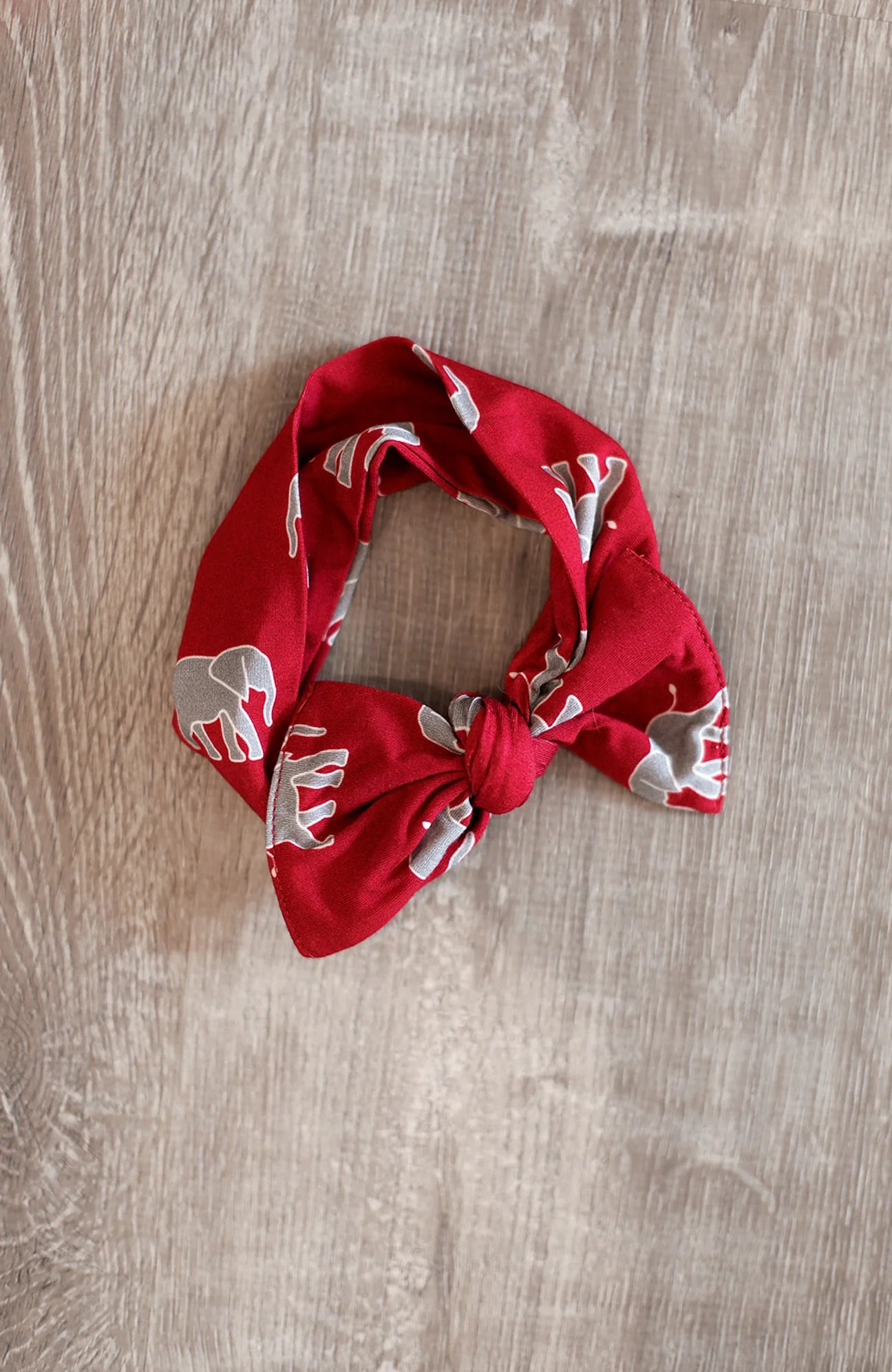 Bamboo Bow Headband- Elephants