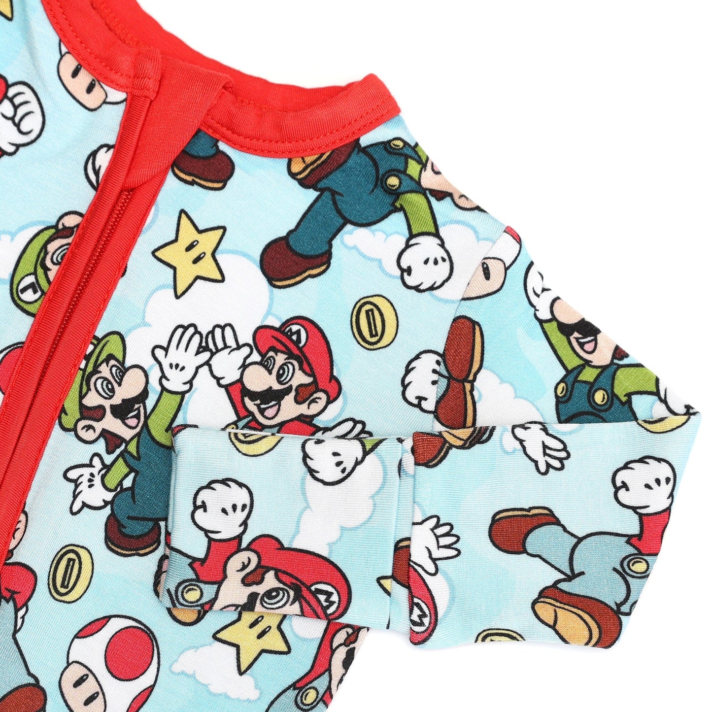 Bamboo Zippy Romper- Super Bros