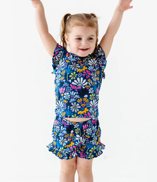 Toddler 2pc Ruffle Pajamas- I CAN BUY MYSELF FLOWERS