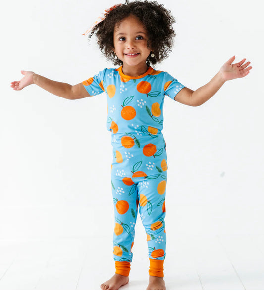 Toddler/Big Kid Pajamas- BE MY CLEMENTINE