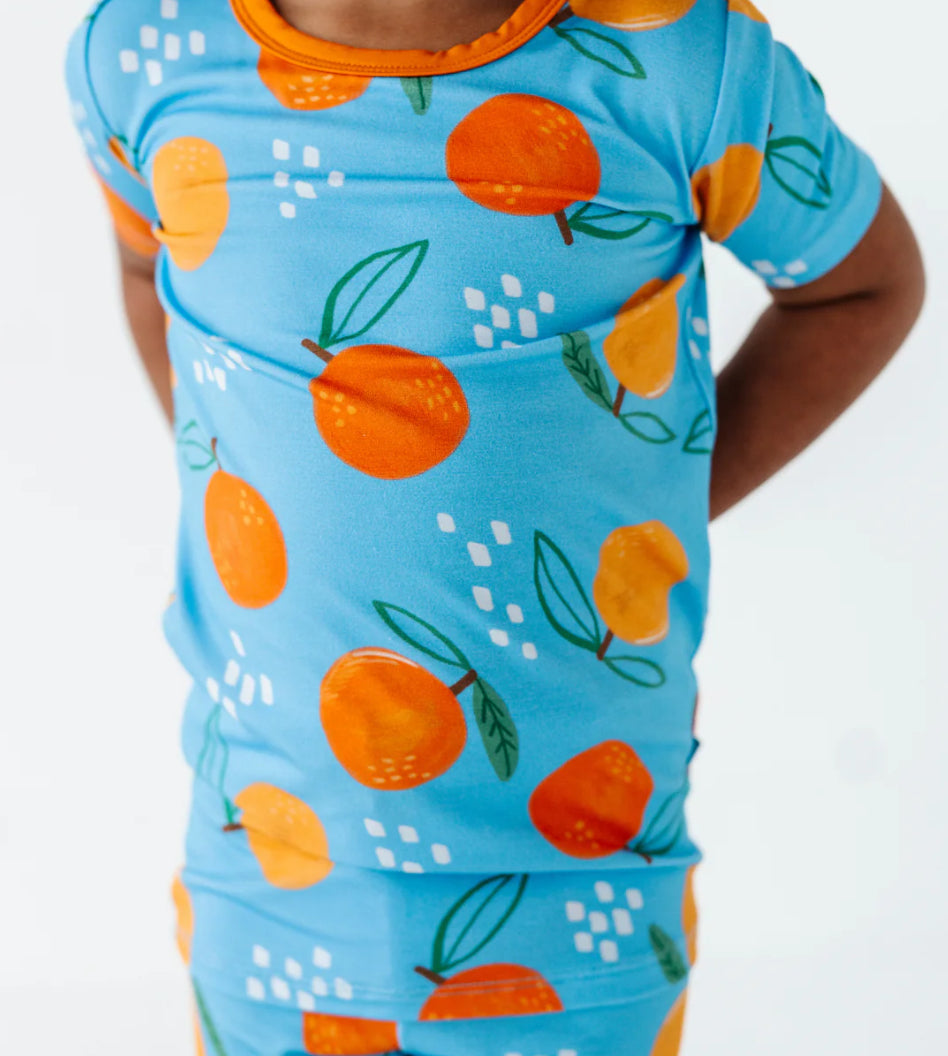 Toddler/Big Kid Pajamas- BE MY CLEMENTINE