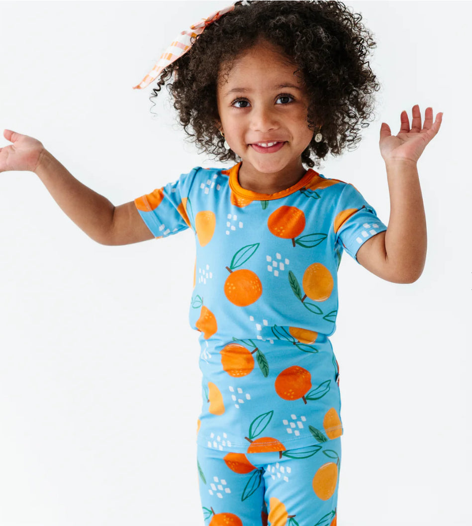 Toddler/Big Kid Pajamas- BE MY CLEMENTINE