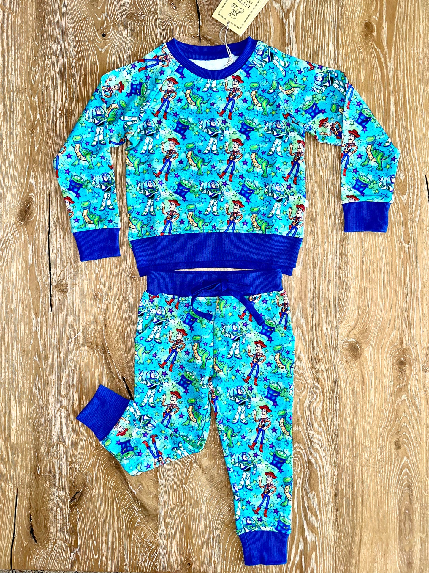 Kids Crew Neck Jogger Set- TO INFINITY BUZZ