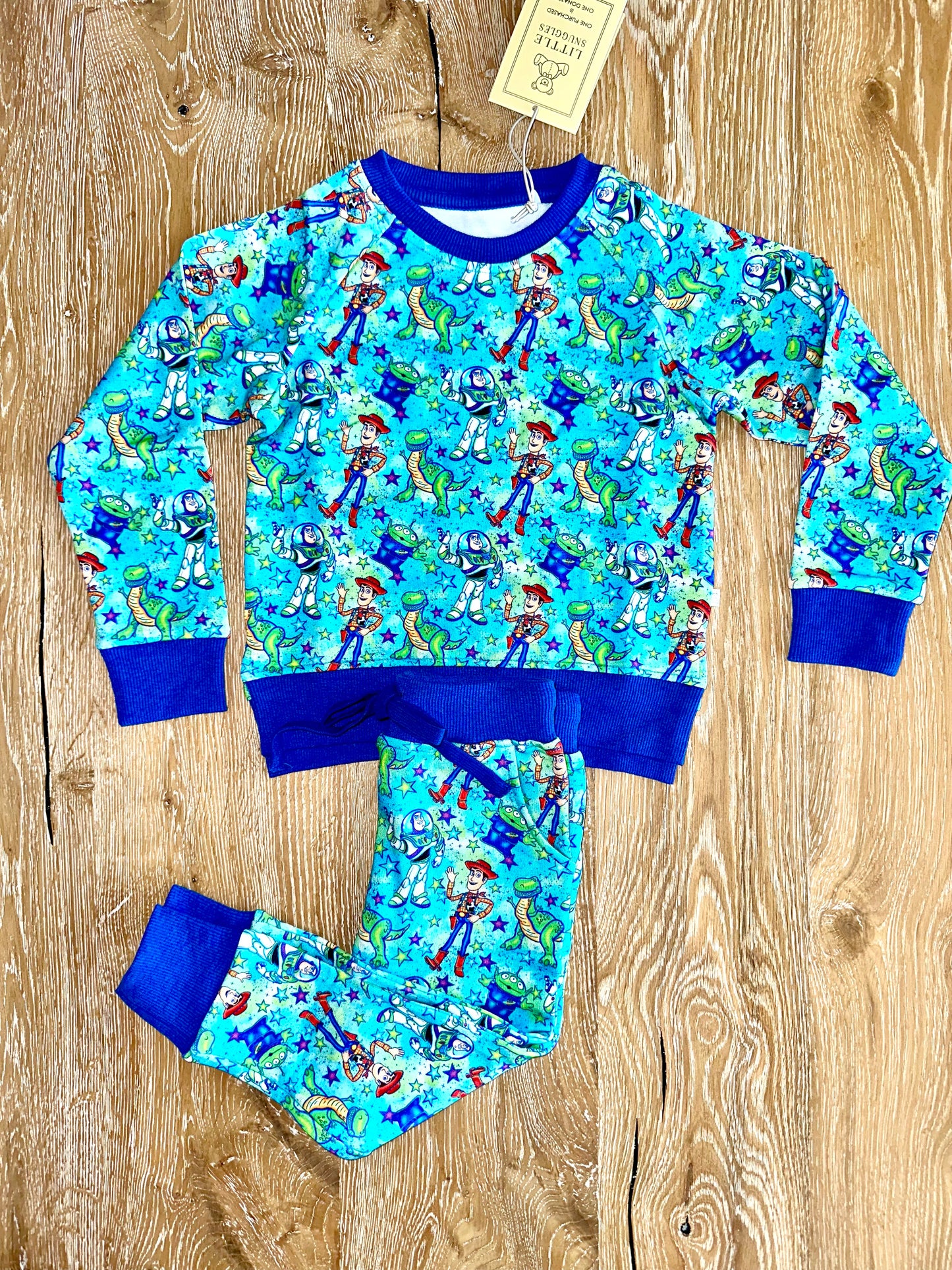 Kids Crew Neck Jogger Set- TO INFINITY BUZZ