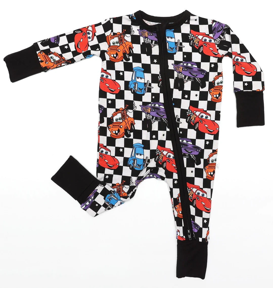 Bamboo Zippy Romper- MAGICAL CARS VICTORY LAP