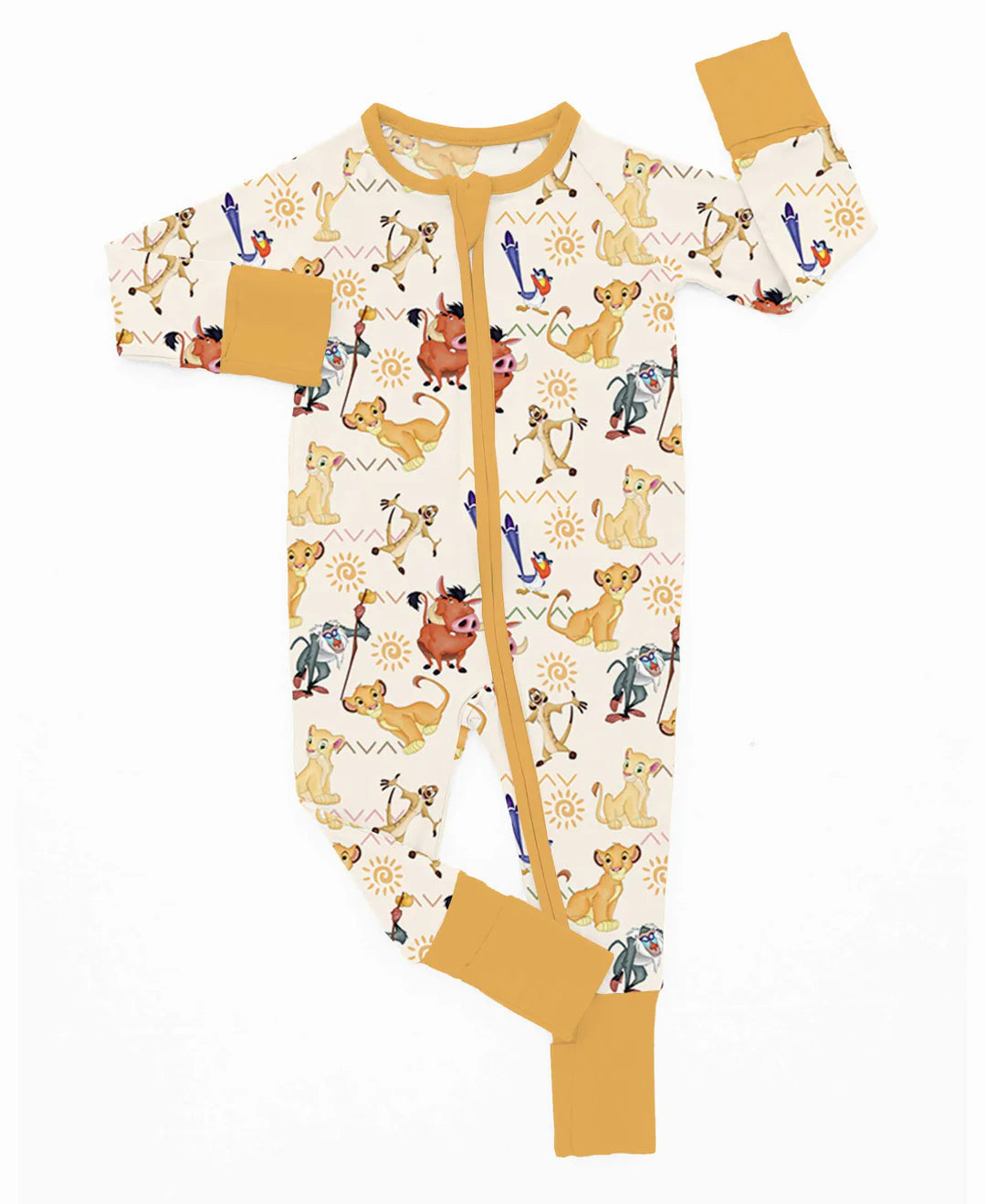 Bamboo Zippy Romper- PRIDELANDS LION KING