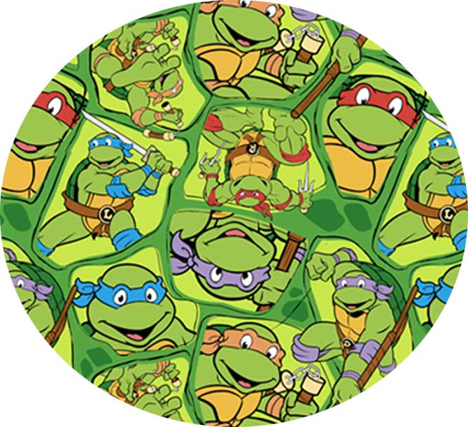 3 Layer Bamboo Blanket- LARGE 60X80 TURTLE POWER TNT