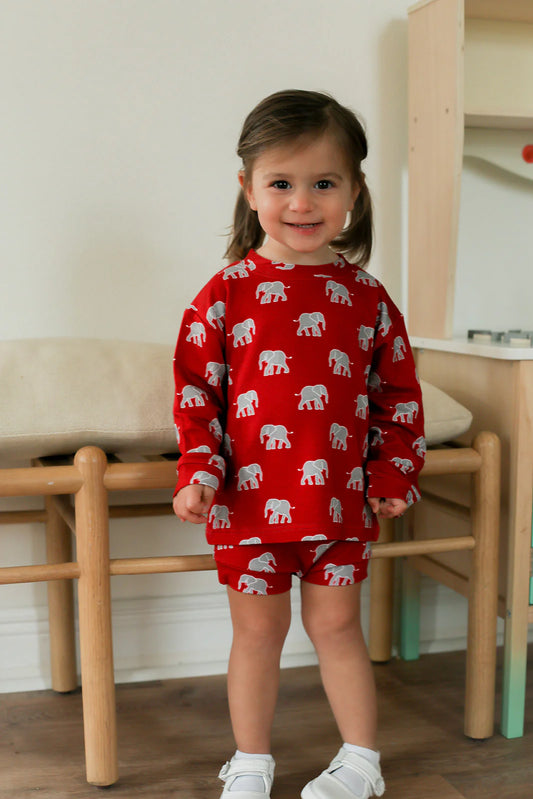 Bamboo Sweatshirt Set- ELEPHANT ALABAMA