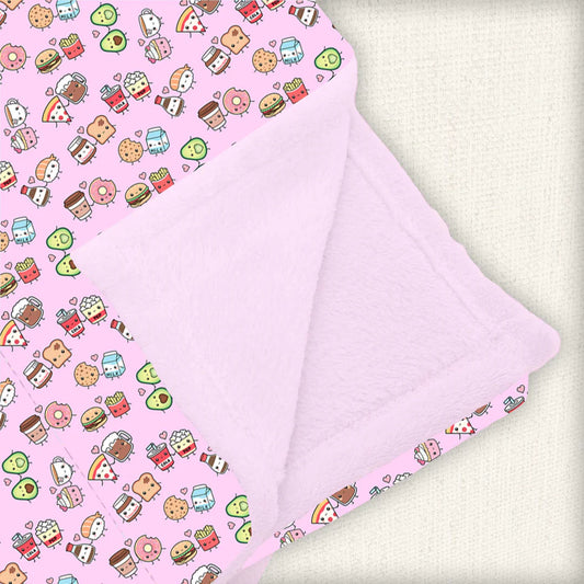 Small Minky Lush Blanket 40x40- TRUE LOVE PERFECT MATCH