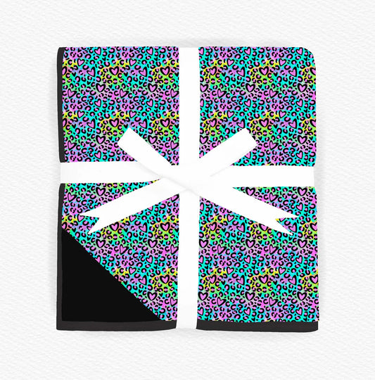 Small Minky Lush Blanket 40x40- TRUE LOVE WILD AT HEART