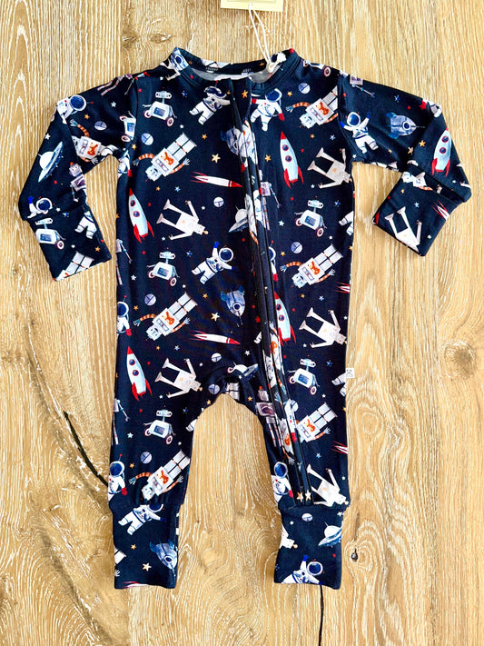 Bamboo Zippy Romper- SPACE JAM