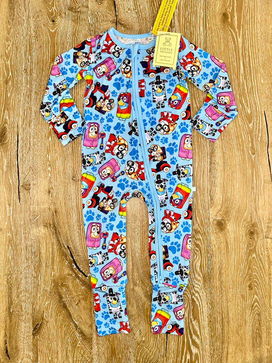 Bamboo Zippy Romper (CONNER)- OLDIE BUT GOODIES GRANNIES