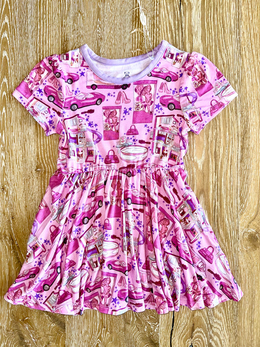 Girls Bamboo Twirl Dress- DREAM DOLL