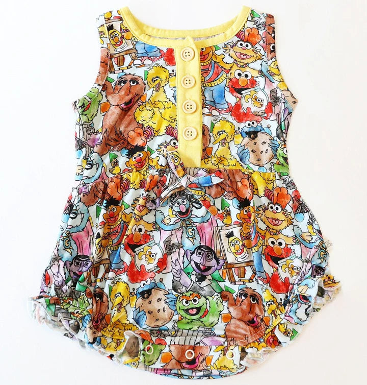 Bamboo Bubble Romper- SUNNY DAYS SUNNY STREET