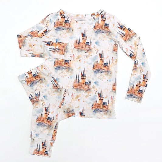 Bamboo (Willow) Long Sleeve Lounge Set-WHIMSICAL & WILD SCHOOL OF SPELLS