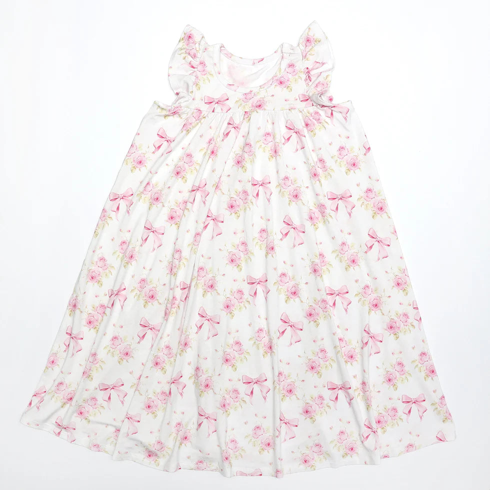 Girls Bamboo Dream Dress OR Gown- WHIMSICAL & WILD RIBBONS & ROSES