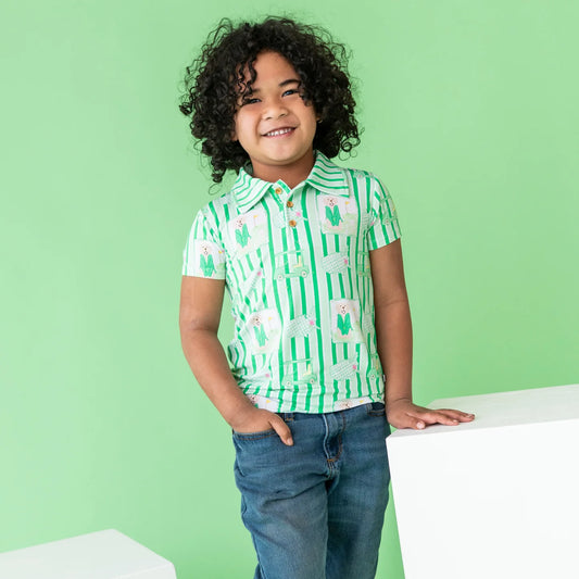 Kids Polo- IT'S A MASTERS-PIECE GREEN